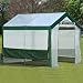 ShelterLogic Grow-It Organic Growers Greenhouse with Mesh Scrim Cover, 6 x 8 x 6-Feet