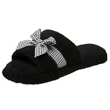 MUK LUKS Womens Soft Ones Micro Chenille Open-
