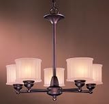 Minka Lavery Lights 1735-167 5LT Chandelier - Bronze 1730 Series Transitional Indoor Lighting