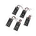 uxcell 5Pcs 2 x 1.5V AAA Battery Holder Storage Box Wire Leads Black Plastic