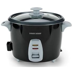 B&D Rice Cooker 16 Cup Rice Cooker Black by Black & Decker