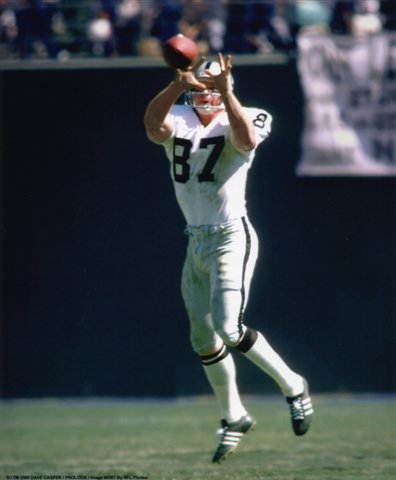 DAVE CASPER OAKLAND RAIDERS 8X10 SPORTS ACTION PHOTO (4)