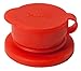 Pura Sport Big Mouth Silicone Sport Top, Red (Plastic Free, NonToxic Certified, BPA Free)