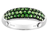 10KT WG .70CTW TSAVORITE GARNET RING
