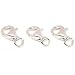 3 Lobster Claw Clasps Sterling Silver Jewelry Part 10mm