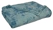 Horizons Collection Micro-Fleece Plush King Size Blanket, Ocean
