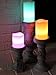 Candle Choice Vanilla Scented Real Wax Color Changing LED Flameless Candles with Remote & Timer, Set of 3