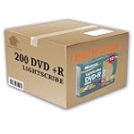 200 DVD +R VERGINI VUOTI 100 % MEMORE...