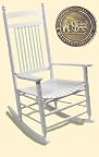 Ready-To-Assemble Slat Rocker - Pure White