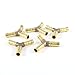 uxcell 5 Pcs Brass Y-Shape 3 Ways Hose Barb Fitting Adapter Coupling for 8mm Tube