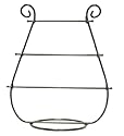 BLACK JEWELRY harp BRACELET RACK stand HOLDER gift NEW
