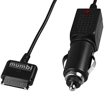 KFZ Ladekabel 12V f&uuml;r iPhone 4 / iPhone 3G / iPhone 3Gs / iPod Nano 5G / iPod Touch 2G 3G - neue Belegung - BLACK EDITION
