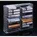 Electronics : Stackable Cassette Rack - Holds Up To 20 Audio Cassettes (Clear) (10-1/2