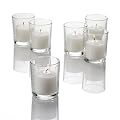 Set of 72 Clear Glass Votive Candle Holders