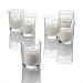 Set of 72 Premium Clear Glass Votive Holders