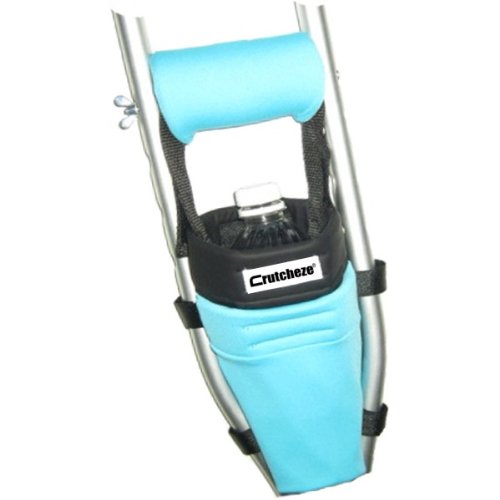 Crutcheze Turquoise Crutch Bag, Pouch, Pocket, Tote