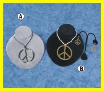 60's Costume Peace Necklace