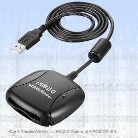 USB Professional High Speed UDMA Compact Flash CF SD SDHC Card Reader by Datafab