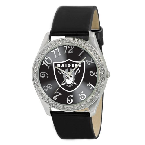 Game Time Women's NFL-GLI-OAK Glitz Classic Analog Oakland Raiders Watch