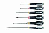 Snap-on Industrial Brand BAHCO 808506 6 Piece Ergo Mixed Screwdriver Set 3 to 7 Inches In Length