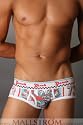 Ginch Gonch Bikes 'Rim Jobber' Low-Rise Briefs - White/White