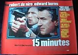 15 Minutes - Movie Poster - Robert De Niro - 30 x 40