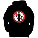 Filipino girl breaking the rules Countries Mens Hoodie (Black, Sizes X-Small - XXX-Large)
