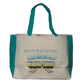 Buy And On The 8th Day God Created WEDDING PLANNERS Large BELLA TOTEBAG w  pockets (Choice of... by T-ShirtFrenzy
