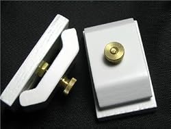 Hang-Ups Mini White Quilt Hangers Clamps Clips