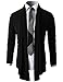 H2H Mens Fashion Shawl Cardigan with Shirring Neck Line BLACK Asia L (JNSK37)