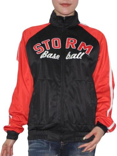 USSSA Arkansas Storm Womens Zip-Up Track Jacket with Embroidered Logo L Black