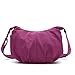Color Scissor Women's Casual Travel Nylon Shoulder Bag Crossbody Messenger Bag Handbags Purple