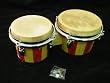 NEW LIGHT NATURAL WOOD - 02 - BONGO DRUM SET Conga ROCK