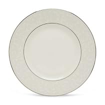 Lenox Opal Innocence Platinum Banded Bone China Dinner Plate