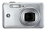 GE E1050TW-SL 10MP Digital Camera with 5X Optical Zoom and 3.0-Inch Touch Screen LCD with Auto Brightness (Silver)