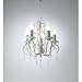 Lydia Mini 5 Light Chandelier Cream
