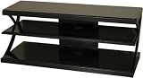 41ihfFEAdWL. SL160  Techcraft 48IN Wide Tv Stand Gloss Blk Glass
