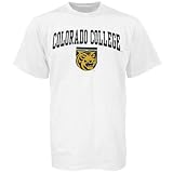 Colorado College Tigers White Bare Essentials T-shirt at Football Fanatics