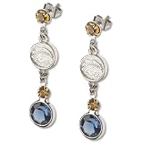 San Diego Chargers Crystal Logo Earrings