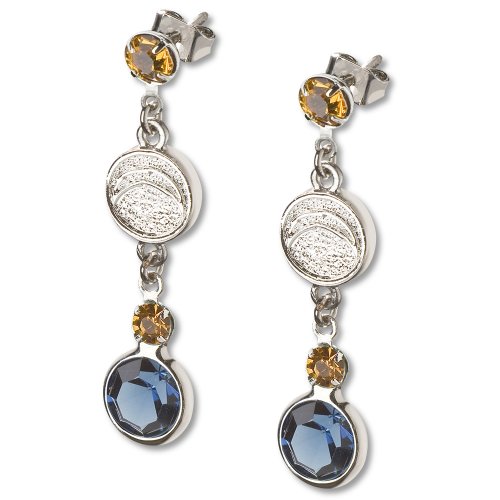 San Diego Chargers Crystal Logo Earrings