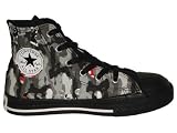 Converse Chuck Taylor All Star Hi Top Little Kids Tear Away Camouflage White/Red Puzzle