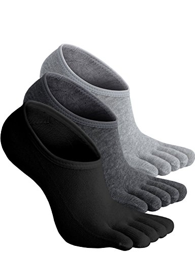 Haslra Men's No Show premium Toe Socks Various types 2-3 Pairs