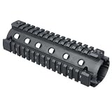 UAG AR15 AR-15 M4 CARBINE RIFLE QUAD 4-WEAVER/PICATINNY RAIL ALUMINUM HANDGUARD+ COVERS