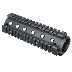 UAG AR15 AR-15 M4 CARBINE RIFLE QUAD 4-WEAVER/PICATINNY RAIL ALUMINUM HANDGUARD+ COVERS