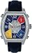 J & Co. Five Time Zone Square Watch