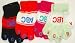 Mglv293 Set of Four Pairs of Multicolor Magic Gloves for Infants and Toddlers Ages 1-4 Years