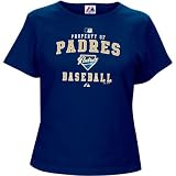 San Diego Padres Women`s Authentic Collection ``Property Of`` Tee