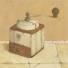 Brown Coffee Grind by David Col. Size 9.00 inches width by 8.01 inches height. High Quality Art Poster Print