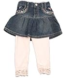 Guess - Little Girl's Guess Denim Skirt with Tights