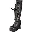 Demonia By Pleaser Women's Gothika-206 Boot,Black Polyurethane,7 M US